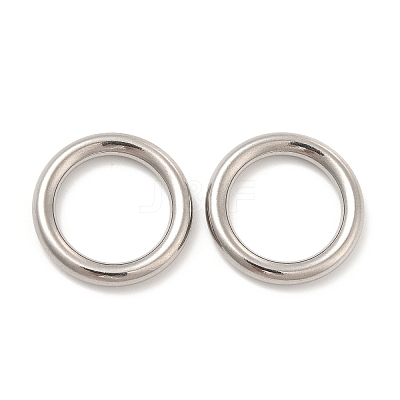 Non-Tarnish 304 Stainless Steel Linking Rings X-STAS-D246-01A-04P-1