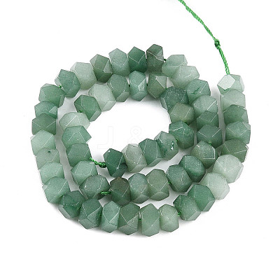 Natural Green Aventurine Beads Strands G-N347-09A-08-1