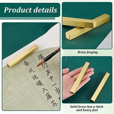 Brass Paper Weight DJEW-WH0050-26B-G-1