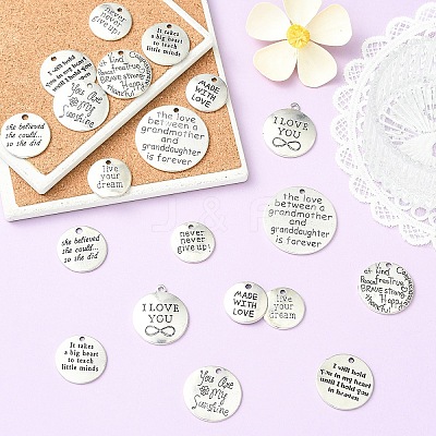 20Pcs 10 Styles Tibetan Style Alloy Pendants TIBEP-YW0002-38-1