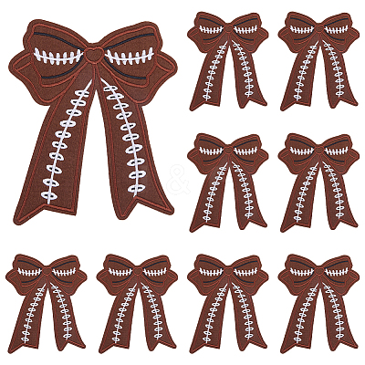 10Pcs Bowknot Embroidered Cloth Patch PATC-FH0001-38-1