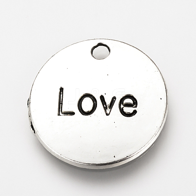 Tibetan Style Alloy Pendants TIBEP-Q078-23AS-NR-1
