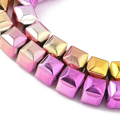 Electroplated Synthetic Non-magnetic Hematite Beads Strands G-A263-H01-05-1