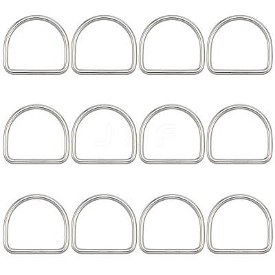 304 Stainless Steel D Rings STAS-CP0001-05D-1