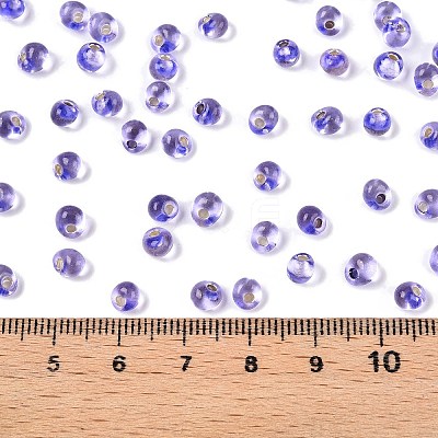 6/0 Baking Paint Transparent Fringe Glass Seed Beads X1-SEED-N006-06I-1