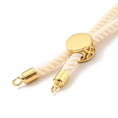 Half Finished Twisted Milan Rope Slider Bracelets FIND-G032-01G-09-1