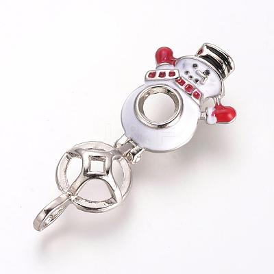 Alloy Enamel Diffuser Locket Pendants PALLOY-S062-01-1