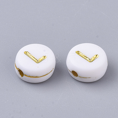 Plating Acrylic Beads X-PACR-R242-01L-1