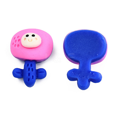 Opaque Resin Cabochons CRES-N022-176-1