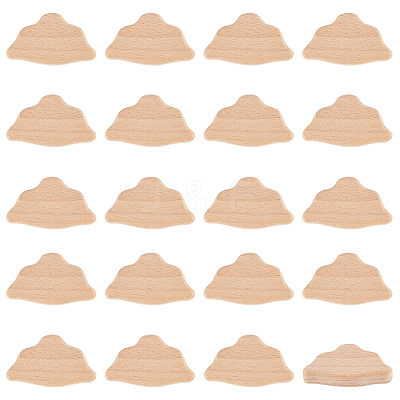 1 Set Unfinished Wooden Chips WOOD-OC0003-98C-1