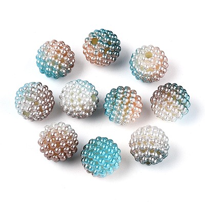 Imitation Pearl Acrylic Beads OACR-T004-15mm-18-1