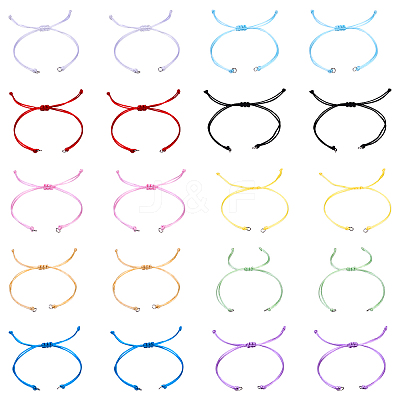 10Pcs Nylon Thread Bracelets Making BJEW-YW00010-1