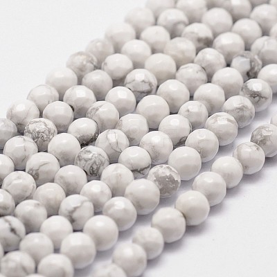 Natural Howlite Beads Strands G-D840-44-4mm-1