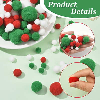 3 sets Polyester Ball Decoration DIY-SC0031-26A-1