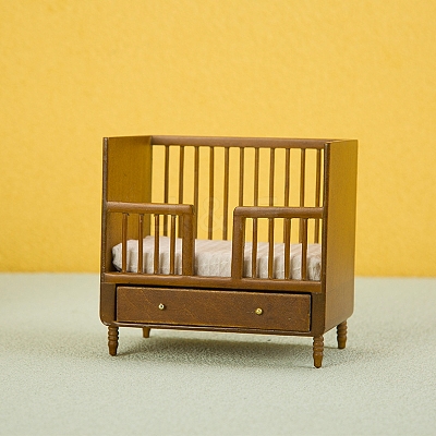 MDF Board Guardrail Bed Miniature Ornaments PW-WGD50C4-02-1