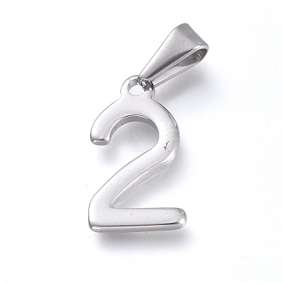 Non-Tarnish 304 Stainless Steel Pendants STAS-L210-05C-P-1