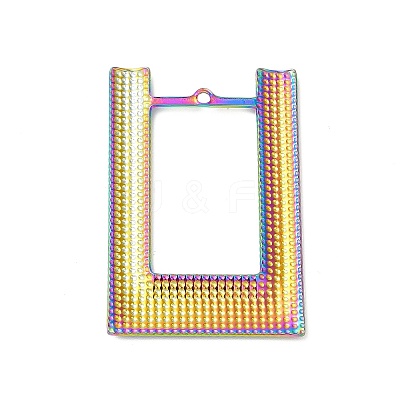 Ion Plating(IP) 304 Stainless Steel Pendants STAS-L268-014MC-1