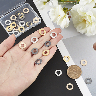 Brass Linking Rings KK-PH0002-17-1