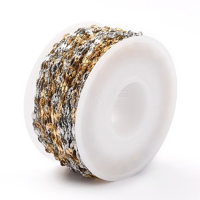 Two Tone 304 Stainless Steel Dapped Chains CHS-B001-21-1