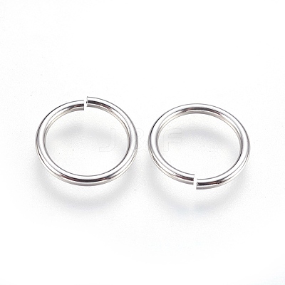 Tarnish Resistant 304 Stainless Steel Saw Cut Open Jump Rings STAS-P212-24P-02-1