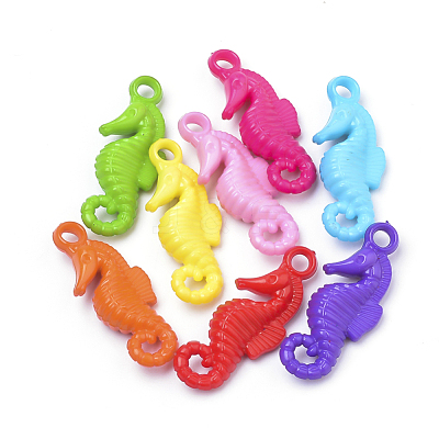 Opaque Acrylic Pendants X-SACR-Q190-75-1