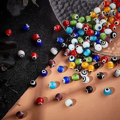 Handmade Lampwork Beads LAMP-PH0002-03-8mm-1