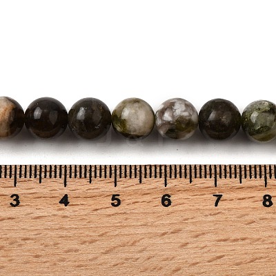 Natural Lepidolite Beads Strands G-F799-B01-9mm-1