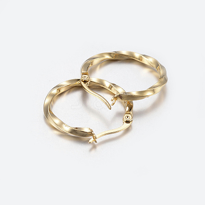 304 Stainless Steel Hoop Earrings X-EJEW-G239-33A-1