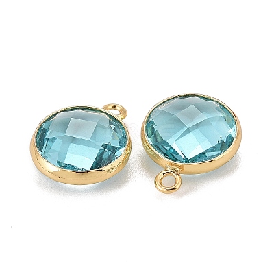 Glass Charms KK-C228-02G-09-1