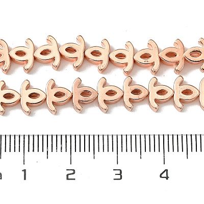 Electroplated Synthetic Non-Magnetic Hematite Beads Strands G-H020-A01-01-1