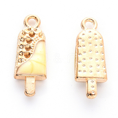 Alloy Enamel Pendants X-ENAM-R059-05B-RS-1