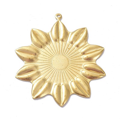 Brass Pendants KK-I010-08C-1