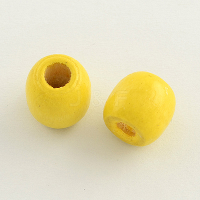 Dyed Natural Maple Wood Beads WOOD-Q007-16mm-01-LF-1