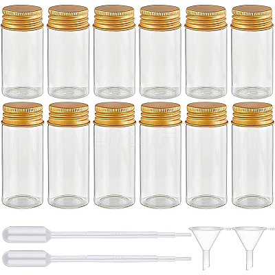 Round Glass Storage Containers for Cosmetic GLAA-BC0001-12A-1