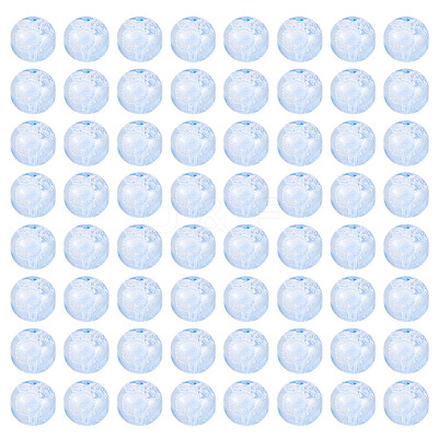 80Pcs Handmade Transparent Lampwork Beads FIND-TAD0001-04A-1