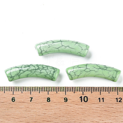Opaque Crackle Acrylic Beads MACR-S372-002N-012-1