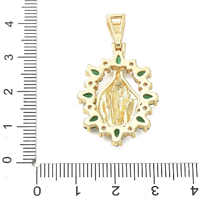 Religion Brass Pave Cubic Zirconia Pendants CU-CBA83A6-01D-G02-1