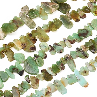 Natural Chrysoprase Beads Strands GG-CBA3D9B-14B-1