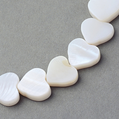 Natural Freshwater Shell Beads Strands X-SSHEL-Q296-40-1
