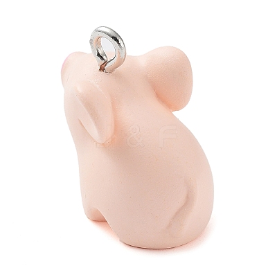 Opaque Resin Pendants RESI-Z014-01M-1
