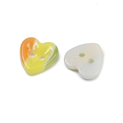 2-Hole Porcelain Buttons PORC-R010-07B-1