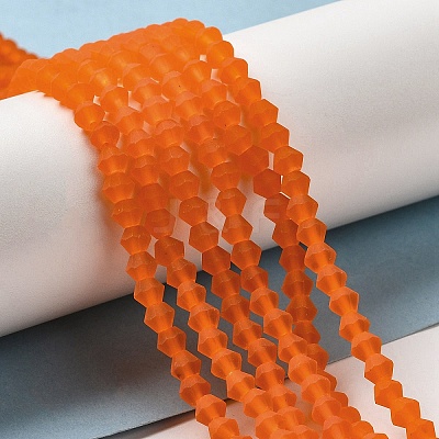Imitate Austrian Crystal Frosted Glass Beads Strands LS-EGLA-A039-T2mm-MD11-1