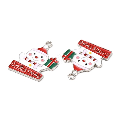 Christmas Alloy Enamel Pendants LS-ENAM-D050-13A-02P-1