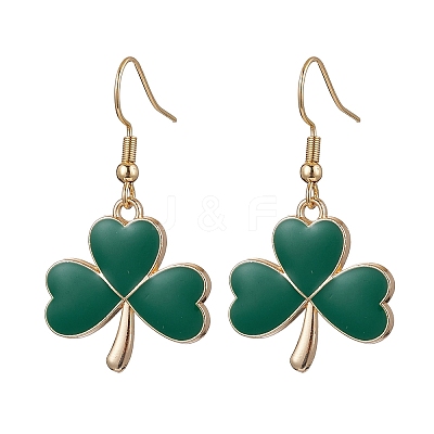 Alloy Enamel Dangle Earrings EJEW-JE06197-1