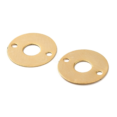 Brass Connector Charms KK-F907-02C-G-1