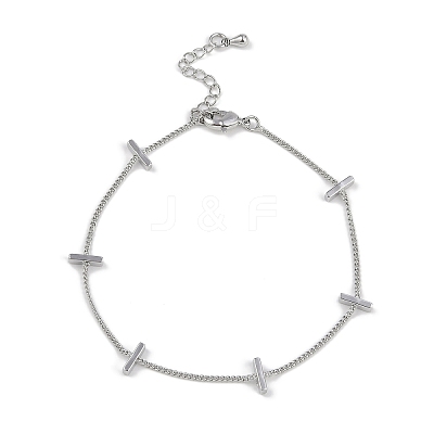 Rack Plating Brass Bracelets for Women BJEW-K244-08C-P-1