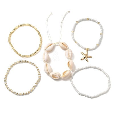 6Pcs Bracelets Sets for Women BJEW-F520-07-1