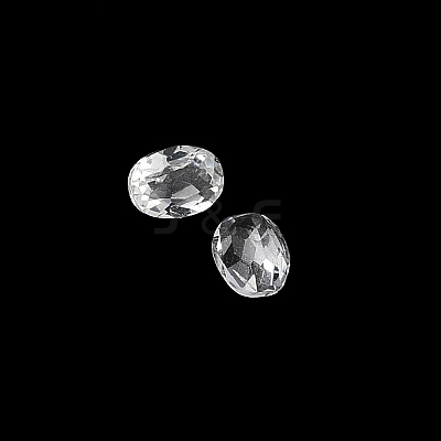 Faceted Natural Quartz Crystal Cabochons G-I295-05C-16B-09-1