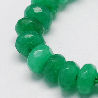Natural White Jade Bead Strands X-G-R168-6x4mm-08-1