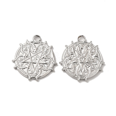 Non-Tarnish 304 Stainless Steel Pendant STAS-H212-25P-1